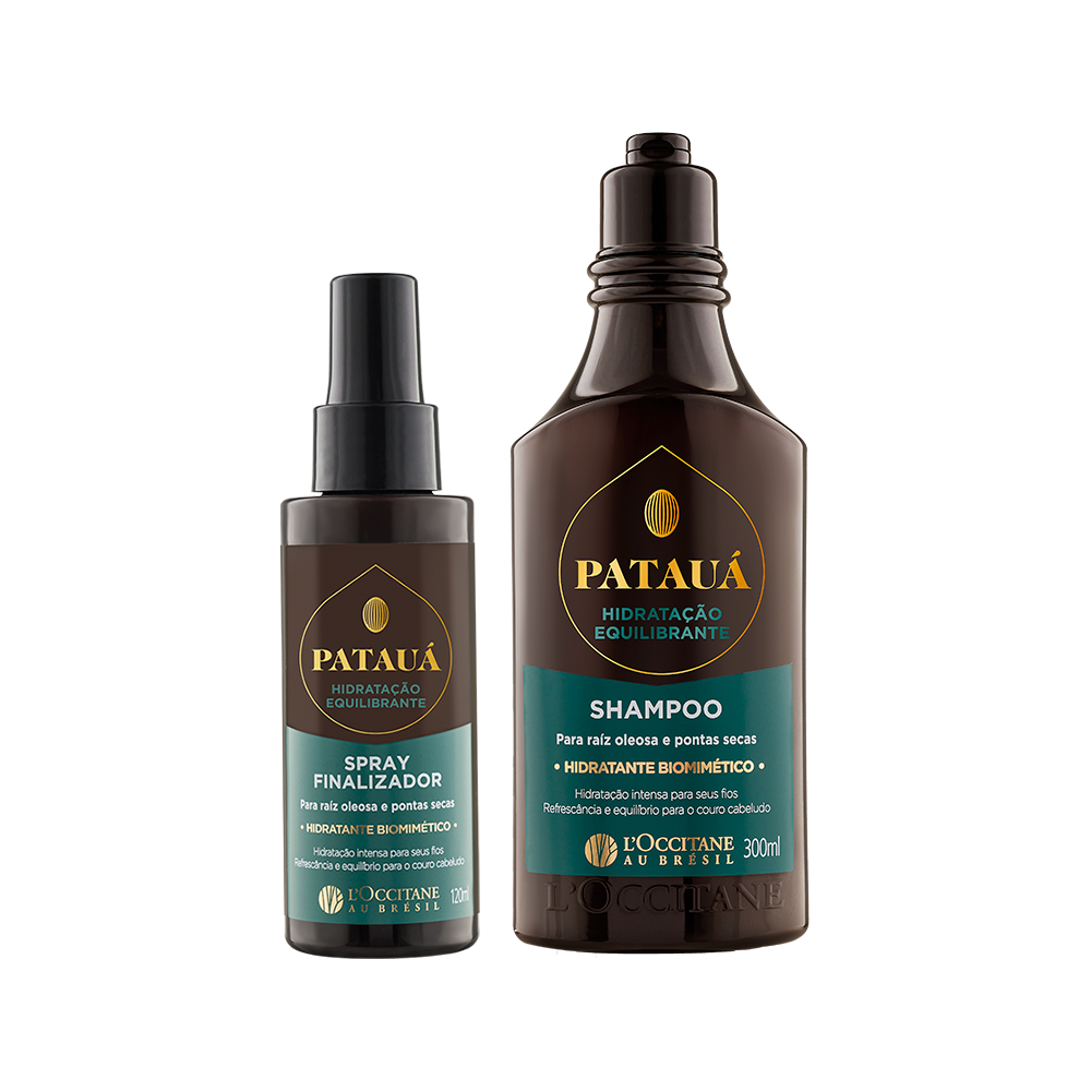 Shampoo e Spray Finalizador Hidratação Equilibrante